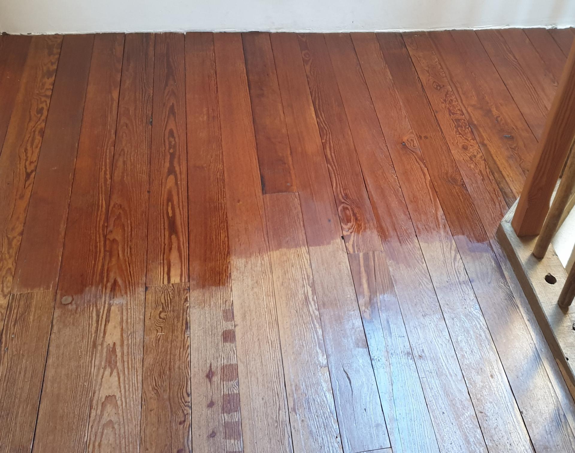 Rénovation parquet avec cire CERALIA Labovert